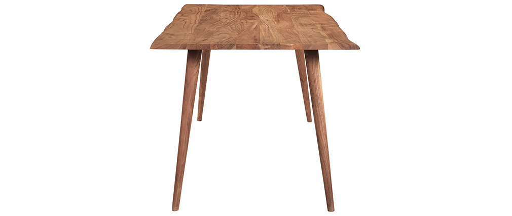 Mesa de comedor de madera de acacia maciza 175 cm SAVANA
